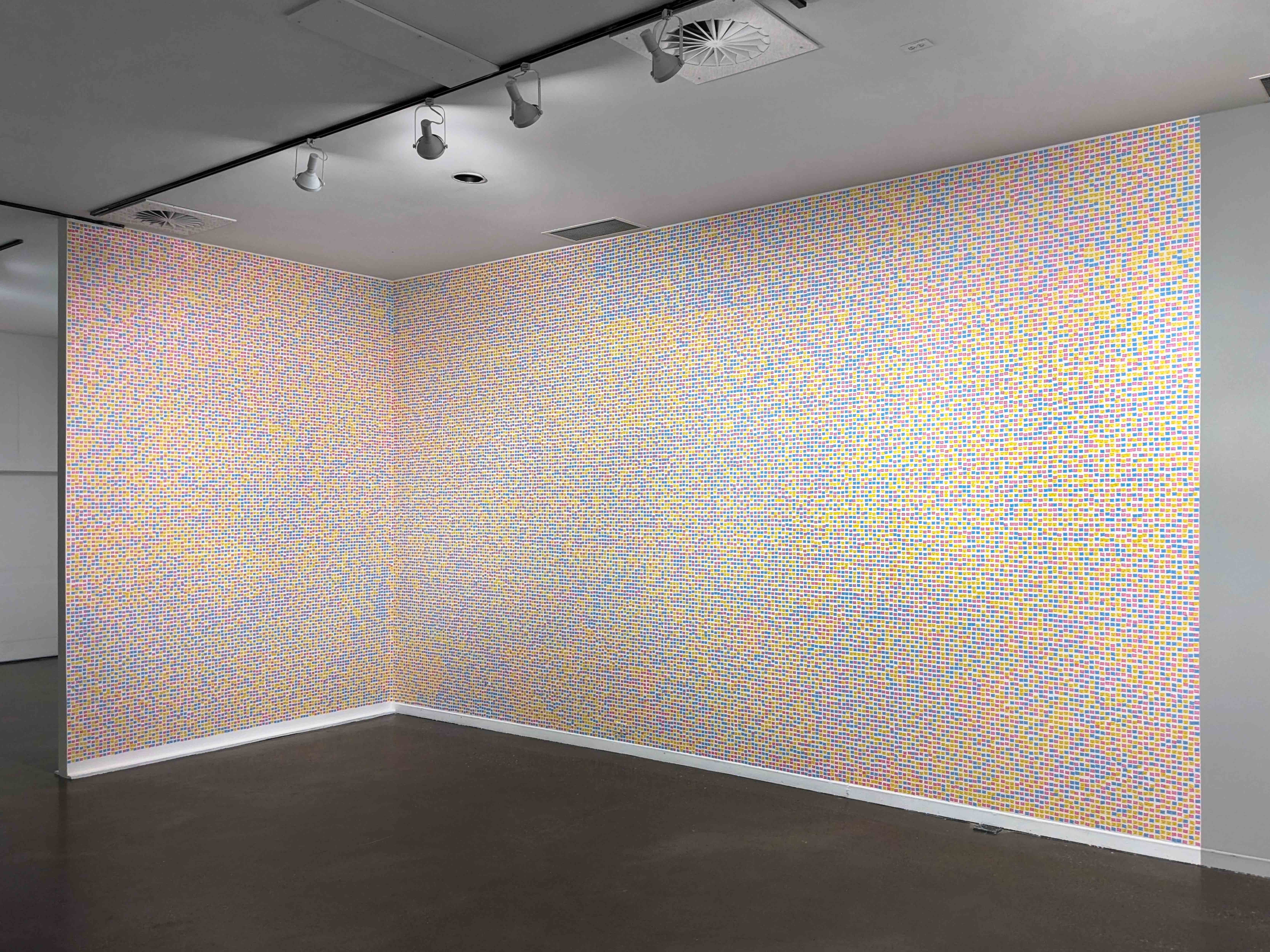 Wall Drawing #5 (Installed at the Foreman Gallery) | Sean Weisgerber
