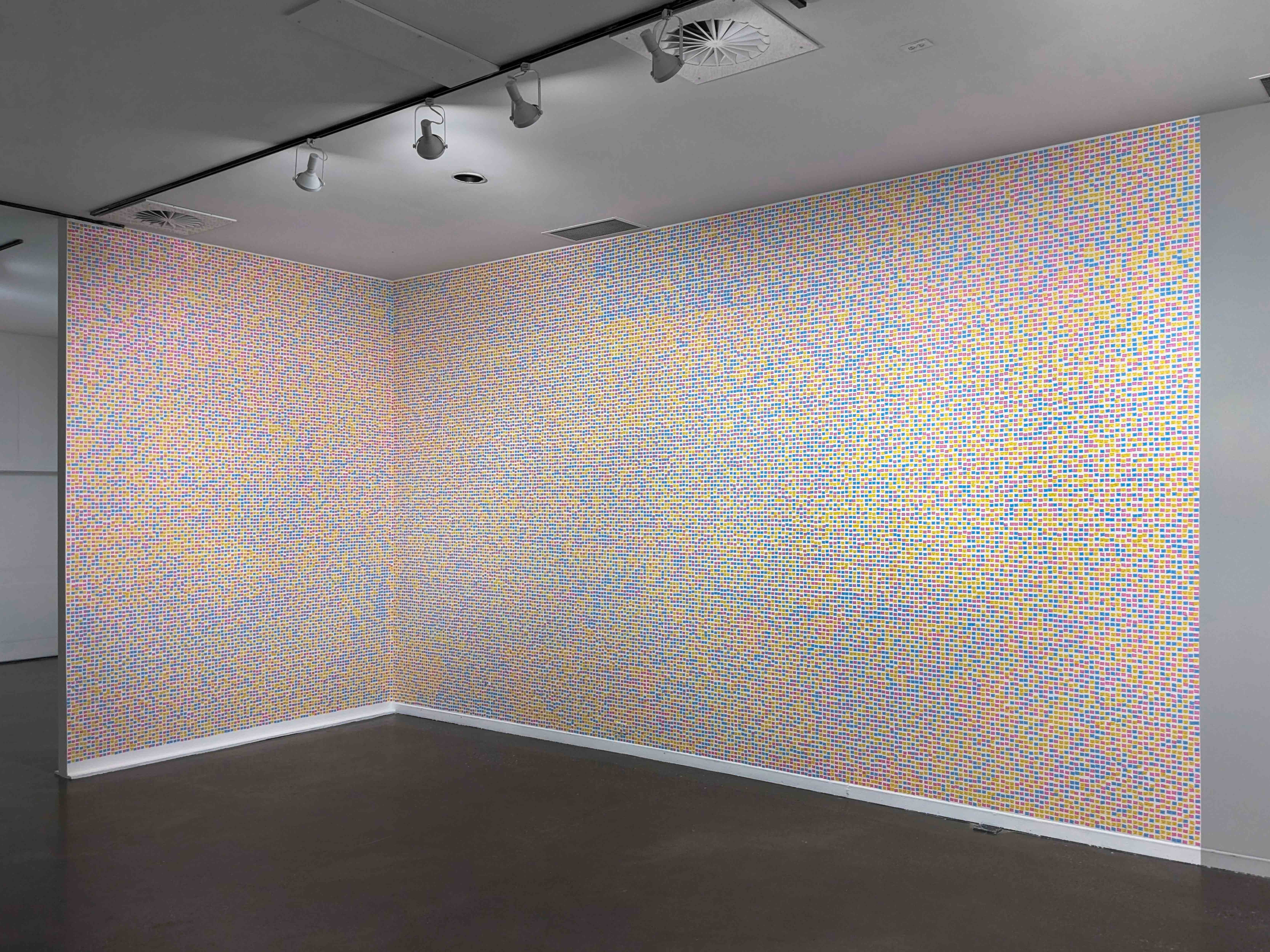 Wall Drawing #5 (Installed at the Foreman Gallery) | Sean Weisgerber